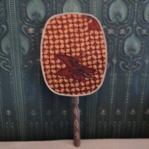 vintage fan wall decor